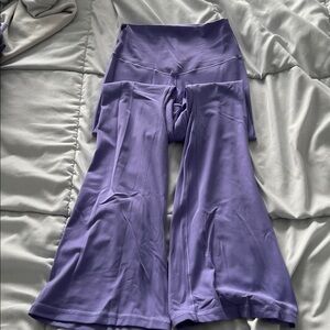 Aerie Lavender Bootcut Leggings